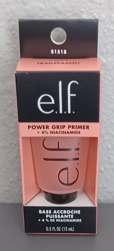 e.l.f. Power Grip Primer Niacinamide 0.5 fl oz/15 mL travel size NEW