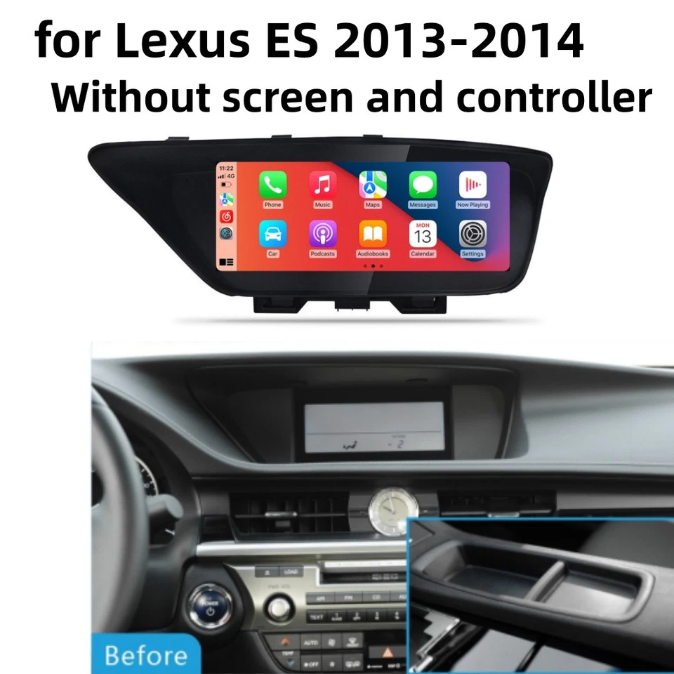 Android Car Stereo Radio For LEXUS ES 2013-2017 LHD Carplay GPS BT Music FM SWC - Image 2 of 4