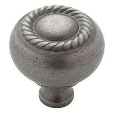  5 Pack 1-1/4 inch Heavy Knob Weathered Nickel