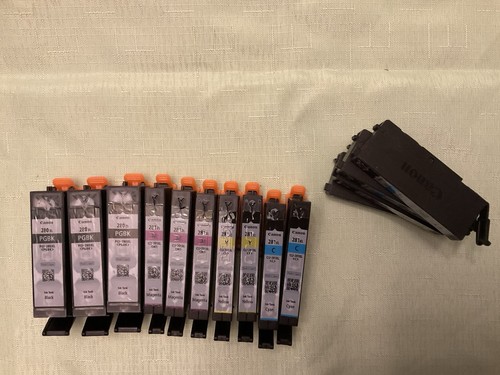15 Genuine Canon Virgin Empty Ink Cartridges PGBK-280X -281XL. Y, M, C, - Photo 2/3