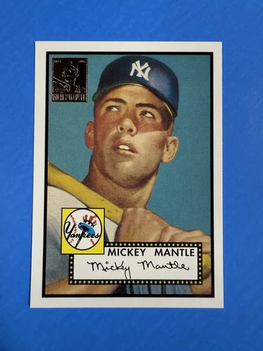 MICKEY MANTLE ~ 1996 Topps Commemorative #2 (NM) 1952 Topps #311 SP ~YANKEES v2