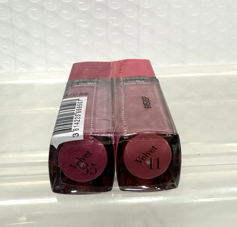 2 件 Rouge Edition 天鹅绒唇膏 Bourjois 35 Babe Idole 和 11 So Hap'pink 出品 — 第 3/3 张图片