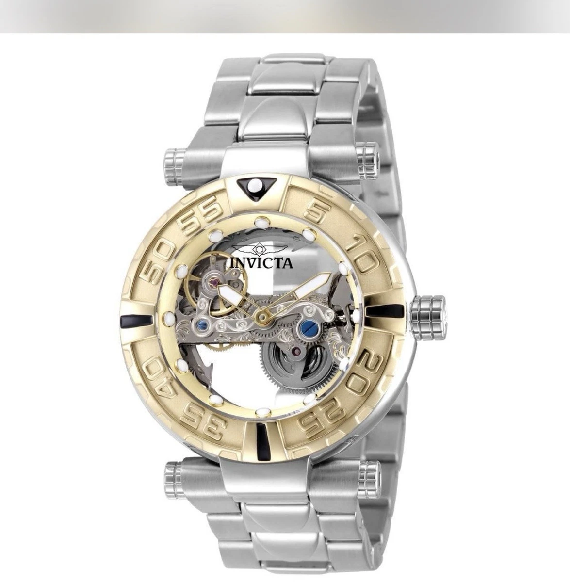 新品電池 INVICTA 訳あり サブアクア ノマ1 ゴールド スケルトン Часы Invicta Subaqua - огромный выбор по лучшим ценам | eBay