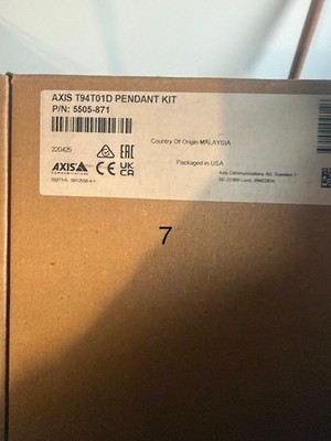 NEW Axis T94T01D Pendant Kit Camera Dome Mounting Kit 5505-871