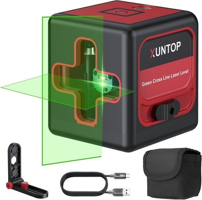 100Ft Laser Level Self Leveling (±3°) with ±1.5mm/5m Accuracy Green Cross Las...