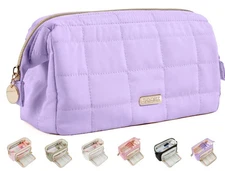 Large Pencil Case Pouch Soft Bag with Zipper Wide Opening School Supplies Cute