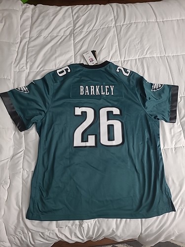 Nike Saquon Barkley Philadelphia Eagles Super Bowl 59 LIX Green Game Trikot 3XL - Bild 8 von 9