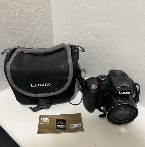 Panasonic Lumix DMC-FZ70 16.1 MP Digital Camera W/ Case, Memory Card, WORKS READ