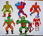 LOT OF 6 VINTAGE HE-MAN MASTERS OF THE UNIVERSE MOTU  6 " / 15 cm Action Figures