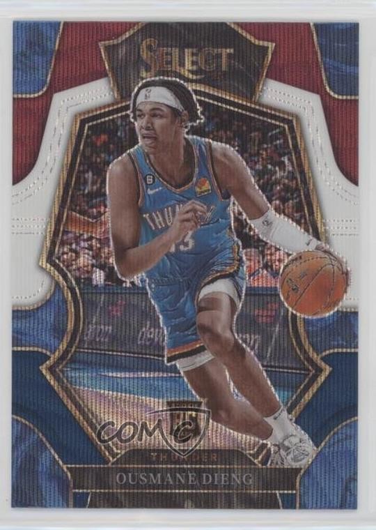 2022-23 Panini Select Premier Level Tri-Color Prizm Ousmane Dieng #190 11dc