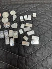 Lot of 24 1 Gram Fractional Silver Rounds and Bars.999 Fine + 4 Grains
