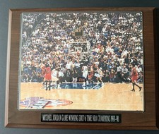 Vintage, Michael Jordan Game Winning Shot, Iconic Last Shot With The Bulls.