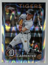 Kerry Carpenter 2024 Topps Chrome #196 RayWave Refractor Detroit Tigers MLB