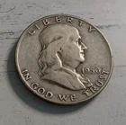1950-D Franklin Half Dollar - 90% Silver - Free Shipping!