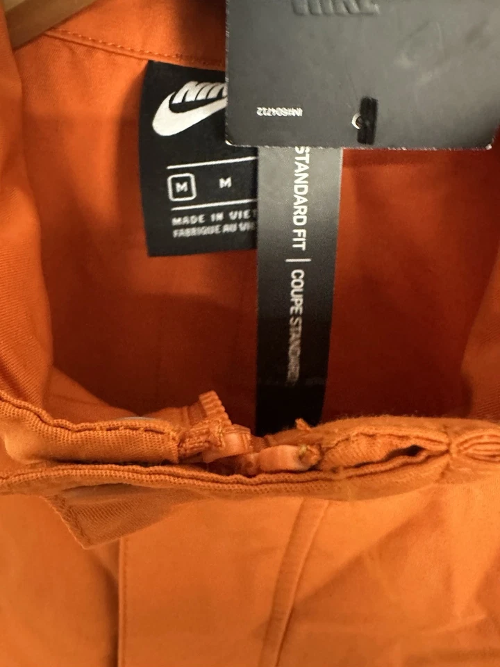 Chaqueta Nike Sportswear Tejida M65 Cremallera Completa Naranja CZ9922-893 Para Hombre Mediana Nueva con Etiquetas Foto 4 de 4