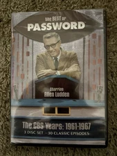 The Best of Password The CBS Years 1961-1967 DVD New Sealed 30 Episodes