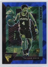 2020-21 Panini Flux Rookies Blue Cracked Ice Prizm Skylar Mays #246 11ng