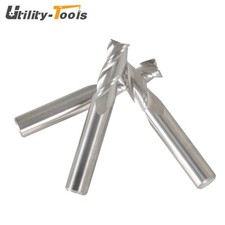 3Pack 3/8" 3 Flute Regular 2-1/2" Overall Length Carbide End Mill