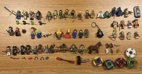 LEGO Minifigures, Animals, And Spinners Lot (Ninjago, Star Wars, Pirates,& More)