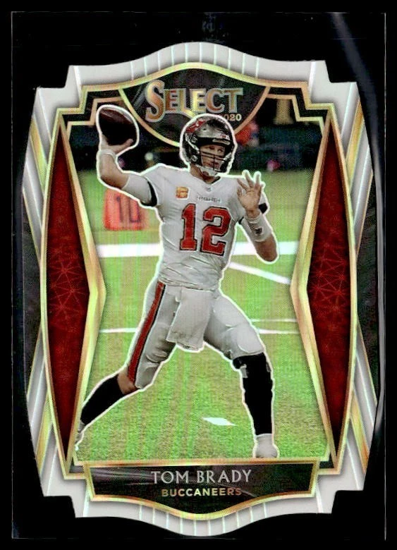 L25,321 - 2020 Select Prizm White Die Cut #101 Tom Brady