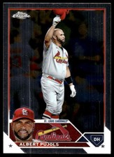 Albert Pujols 2023 Topps Chrome #143 Cardinals MLB READ FREE SHIP AutographDen