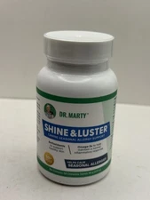 Dr Marty SHINE & LUSTER Seasonal Allergy Support Chewables for Dogs 60 Ct - New