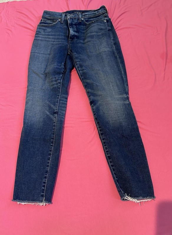 Lucky Brand Brigette High Rise Distressed Skinny Denim Jeans Size 4/27