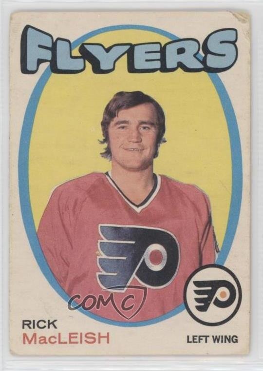 1971-72 O-Pee-Chee Rick MacLeish #207 Rookie RC pb9