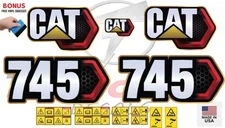 Fits CATERPILLAR 745 Decal Kit Articulated Dump Truck - 3M VINYL- FREE SHIPPING