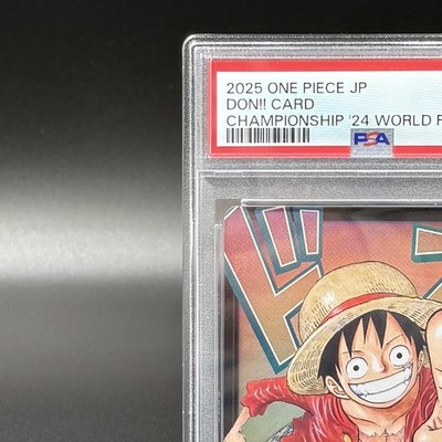 PSA 10 Don Card Luffy Championship 2024 World Final Prize ONE
