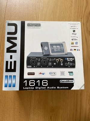 EMU 1616 Laptop Digital Audio System - Cardbus Edition - mit Laptop dabei!