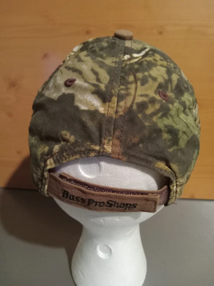 Toddler Hunting Cap Vintage Bass Pro Shops Big Rack Attack Adjustable Camo Hat - Image 2 of 3