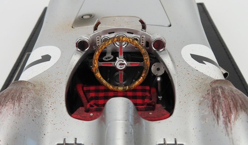 Modelo De Coche Estático GP Réplicas Mercedes F1 W196R Fangio 1954 Vitrina 1/18 - Imagen 6 de 9