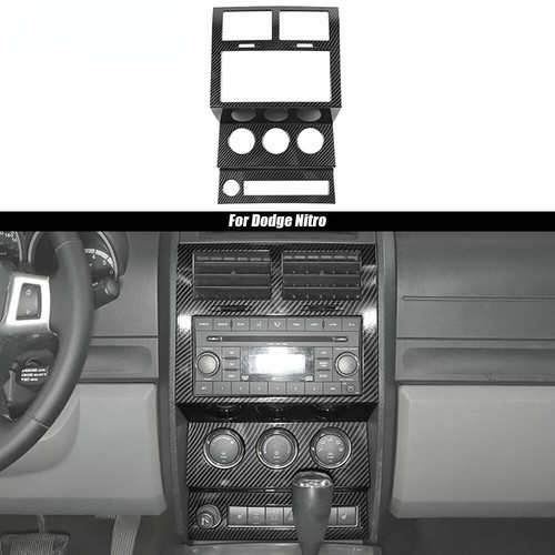 22pc Carbon Fiber Interior Set Center Console Trim Kit For Dodge Nitro 2007-2012 - Foto 6 di 11