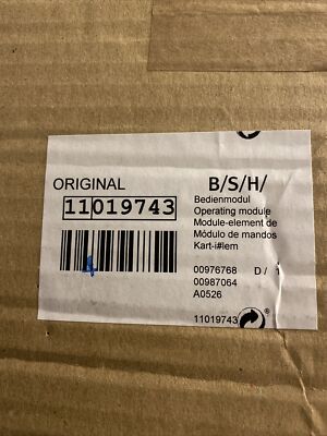 Bosch Dishwasher Control Panel Assembly 11019743 Brand NEW, Fast Priority Ship
