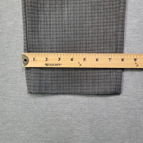 Banana Republic Herrenhose 33 x 32 grau kariert schmale Passform Stretch faltenfest neu mit Etikett - Bild 10 von 11
