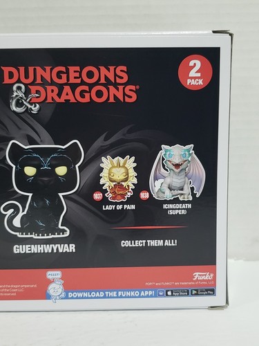 DRIZZT DO'URDEN & GUENHWYVAR Dungeons & Dragons Funko ¡POP! Pack 2 figuras juegos - Imagen 13 de 15