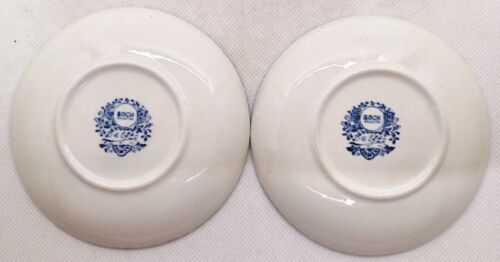 Two Boch Belgium Delfts Small Plates - L'Absinthe & Pale Ale - 11cm diameter - Picture 4 of 5