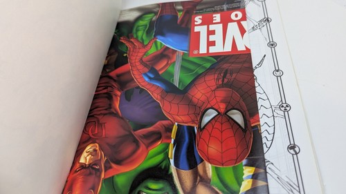 Vintage 2006 Marvel Heroes Activity Book Coloring (Unused) W/ Poster, Stickers - Imagen 5 de 19