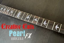 Flying Doves ABALONE DOTBUSTER Fret Marker Dove Inlay Stickers for BASS & GUITAR