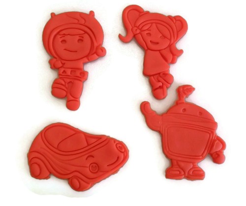 Team Umizoomi Cookie Cutters - Geo, Milli, Bot, and Umicar fondant cutters - 第 1/12 張圖片