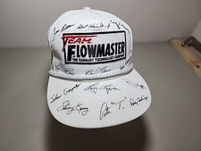 Flowmaster Team Hat Printed Signatures Snapback Made in the USA ?Vintage? Unworn