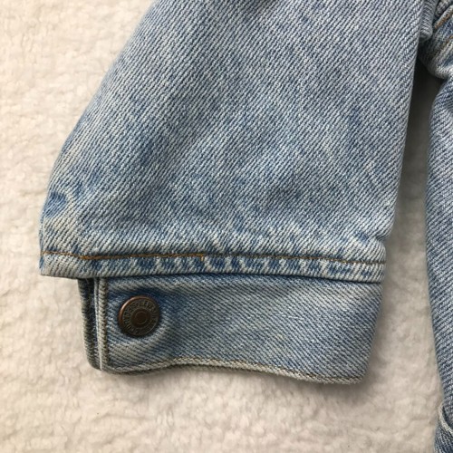 Vintage Little Levi's Orange Tab Toddler 4T Jean Trucker Jacket Blue Denim USA - Picture 9 of 14