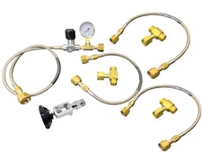 4 to 1 Oxygen Transfill Manifold CGA540 to 540/870 Aviation Veterinary Medical