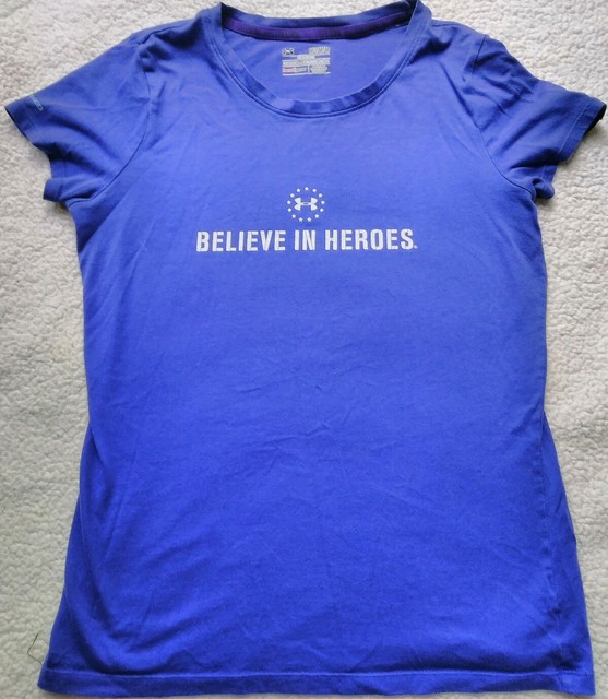 wounded warrior believe in heroes shirt