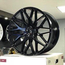 20" Giovanna Funen Gloss Black Wheels Tires Audi A4 A5 A6 A8 S6 S7 S8 Q5 A7 S550