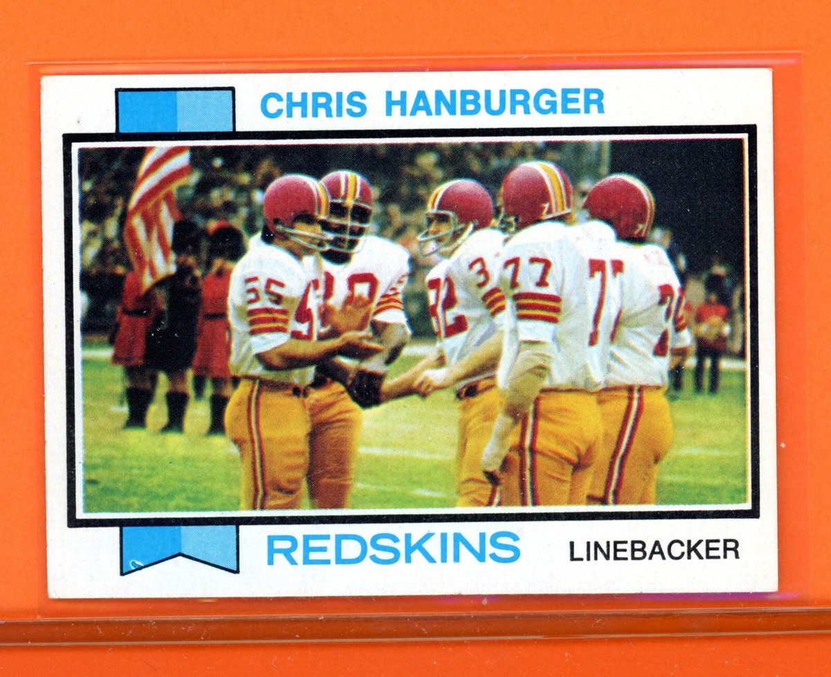 🚨1973 Topps #250 CHRIS HANBURGER Washington Redskins HOF