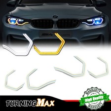 Switchback Concept M4 Iconic Style LED Angel Eye Kit w/Relay Wirings For BMW