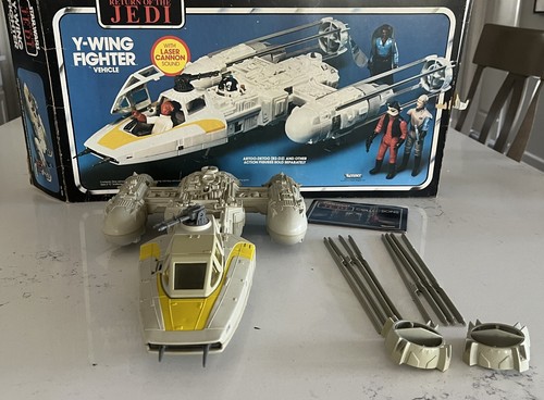 Kenner 1983- Star Wars Return of the Jedi, vehículo de combate Y-Wing con caja #70510 - Imagen 6 de 13