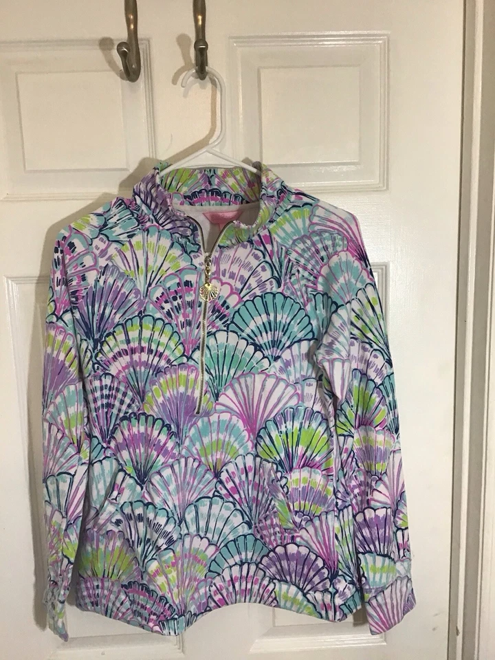 Женские пуловеры с принтом Lilly Pulitzer Elephant / Seaside (2 рубашки/маленькие) - Изображение 3 из 4